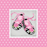 Wild Child Ballet Slippers Kunstdruck von Kathy Middlebrook