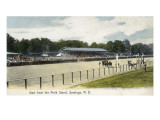 Saratoga Springs, New York - Field Stand View of Start Line Prints