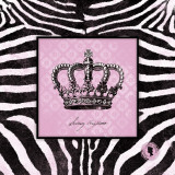 Zebra Crown I Kunst von Stephanie Marrott