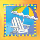 Beach Chair Art by Scott Westmoreland