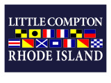 Little Compton, Rhode Island - Nautical Flags Photo