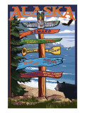 Seward, Alaska - Destination Sign Poster