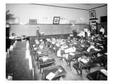 Rainier School - Classroom, 1905 Giclee Print by Asahel Curtis