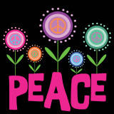 Peace Flowers Posters par Louise Carey