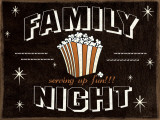 Family Night Poster von Jo Moulton