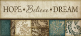 Hope Believe Dream Arte por Jennifer Pugh