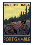 Port Gamble, Washington - Mountain Bike Poster