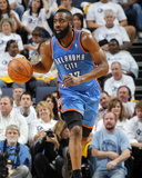 Oklahoma City Thunder v Memphis Grizzlies - Game Three, Memphis, TN - MAY 7: James Harden Photographic Print by Layne Murdoch