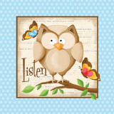 Listen Prints by Kathy Middlebrook