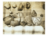 Northwest Native American Baskets Giclee Print by Asahel Curtis