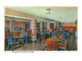 Yellowstone Nat'l Park, Wyoming - Canyon Hotel Cocktail Lounge Interior Posters