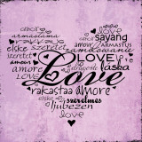 A Love Heart Affiches par Anna Quach