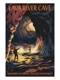 Lava River Cave - Lava Lands, Oregon Posters