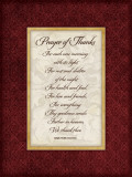Prayer of Thanks Posters by Stephanie Marrott