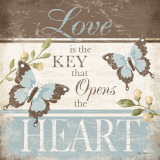 Love Is The Key Poster von Kathy Middlebrook