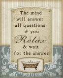 Relax Print by Jennifer Pugh
