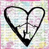 Love Rocks Art by Louise Carey