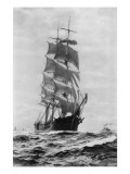 M.P. Grace (Sailing Ship) Giclee Print by Asahel Curtis