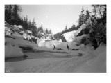 Alaska, Skagway Trail, 1898 Reproduction procédé giclée par Asahel Curtis