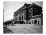 Spokane: O.W. and Milwaukee Station, 1915 Giclee Print by Asahel Curtis
