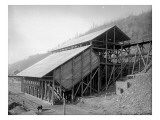 Mineworks, Washington State, Circa 1900 Giclée-Druck von Asahel Curtis
