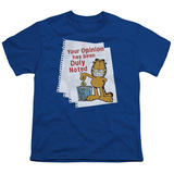 Youth: Garfield - Duly Noted T-Shirt