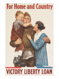 "For Home and Country: Victory Liberty Loan", 1918 Giclee Print by Alfred Everitt Orr
