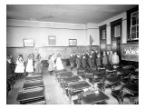 South School Class, 1905 Giclee Print by Asahel Curtis