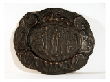 Oval Plaque is Made of Bronze and Depicts the Four Seasons Giclee Print by James Wehn