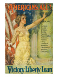 "Americans All!: Victory Liberty Loan", 1919 reproduction procédé giclée par Howard Chandler Christy