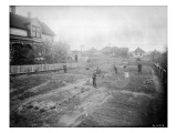 Latona School - Outside - Some Pupils Working, 1905 Giclee Print by Asahel Curtis