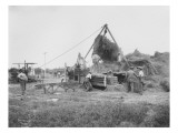 Baling Hay Near Prosser, WA, Circa 1914 Giclee Print by B.P. Lawrence