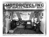 Indian Cycle Co. Booth at Puyallup Fair, 1927 Giclee Print by Chapin Bowen
