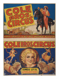 "Cole Bros. Circus: World'sGreatest and Best Loved Amusement Institution", Circa 1938 Giclee Print
