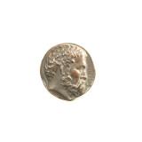 Small Round Bronze Medallion Depicts Ictinus, the Greek Architect Giclee Print by James Wehn