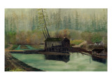 Delin Sawmill Giclee Print by Frederick Thomas Taylor