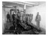 Underground Pump Room in Coal Mine, Newcastle, WA, 1909 Giclee Print by Asahel Curtis