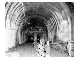 Great Northern Tunnel Under Seattle, Jan. 25, 1904 Giclee Print by Asahel Curtis
