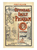 A.Y.P.E. Official Daily Program, 1909 Giclee Print