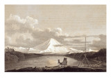 Mount Rainier From the South Part of Admiralty Inlet, 1792 Impressão giclée por George Vancouver and J. Edwards