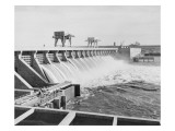 Mcnary Dam on the Columbia River, 1953-1955 Giclee Print