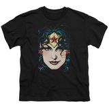 Youth: Justic League America - Wonder Woman Head T-shirts