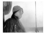 Fisherman in Foul Weather Gear, Alaska Coast, Undated Giclee Print by Asahel Curtis