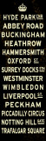 London Crown Sign Reproducción en lienzo de la lámina