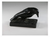 Figurine in Shape of Black Crow Manufactured By Rookwood From Design By James A. Wehn reproduction procédé giclée par James Wehn