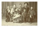 Chinese Family, Circa 1890 Giclee Print by Ida B. Smith