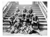 Baseball Team, 1905 Giclee Print by Asahel Curtis