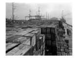 Port Commission Dock, Seattle, Undated Giclee Print by Asahel Curtis