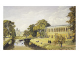 Trinity College at Cambridge University Giclee Print by Bradford Rudge
