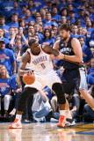 Memphis Grizzlies v Oklahoma City Thunder - Game Seven, Oklahoma City, OK - MAY 15: Kendrick Perkin Fotografisk tryk af Joe Murphy Memphis Grizzlies v Oklahoma City Thunder - Game Seven, Oklahoma City, OK - MAY 15: Kendrick Perkin Fotografisk tryk af Joe Murphy